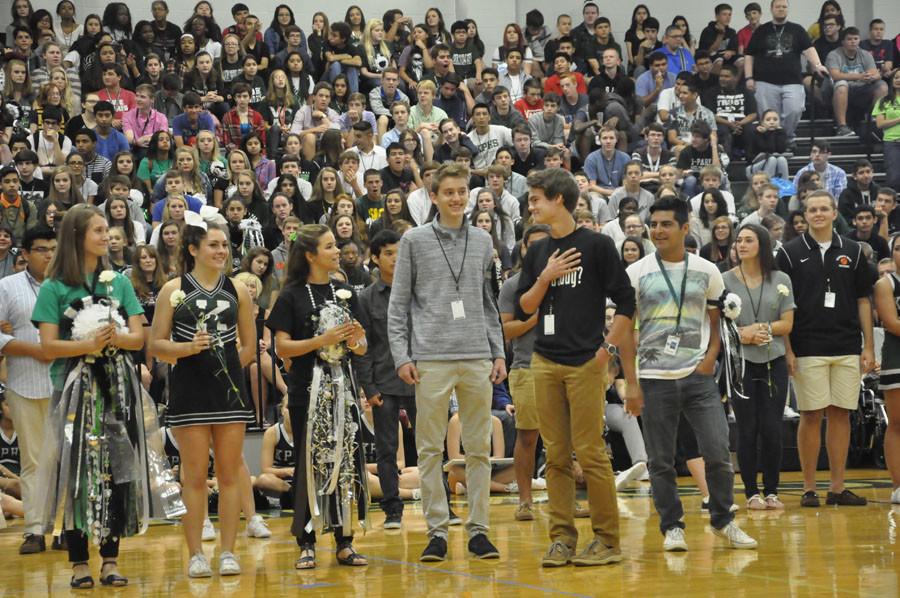 During the homecoming pep rally on Sept. 18, Brenner is announced the junior class prince. Brenner has become very involved with the Best Buddies program, and he is currently the groups president. 