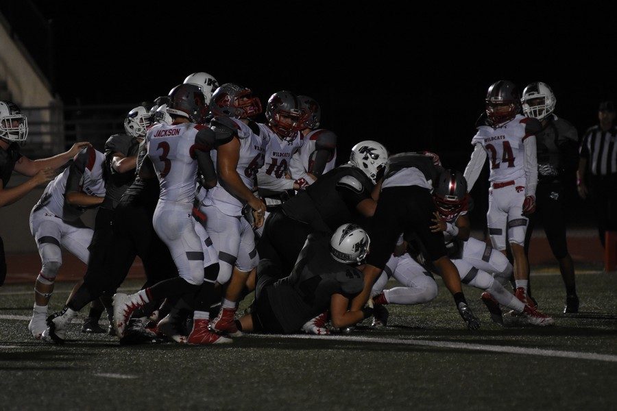 K-Park pushes for the final touchdown in the 2016 homecoming game.