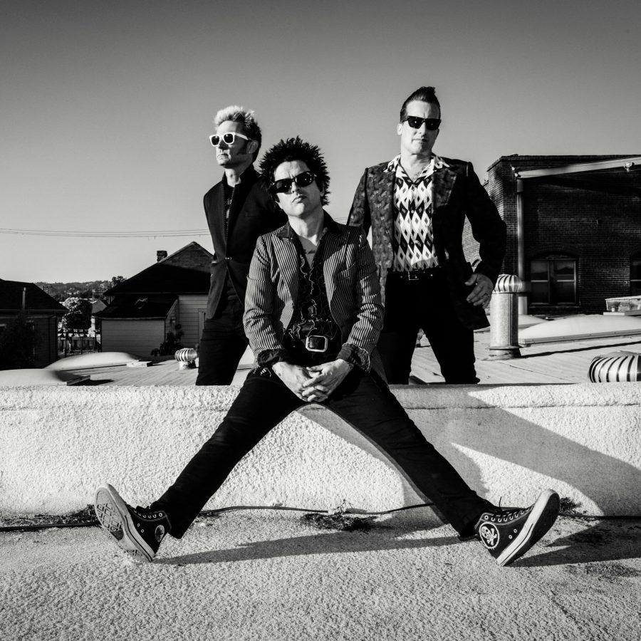 The three members of the band Green Day.