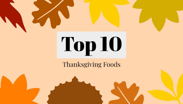 10 best foods for Thanksgiving