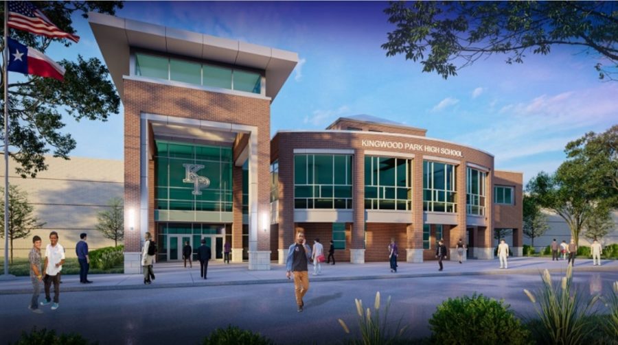 With renderings courtesy of PBK Architects, community members can see the vision for the main entrance of the building, which is expected to be completed by 2022. 