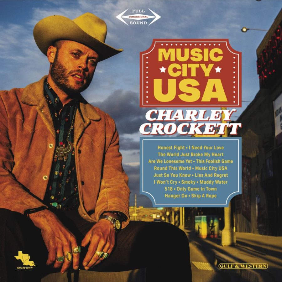 Cover art for Charley Crocketts newest album Music City USA. 