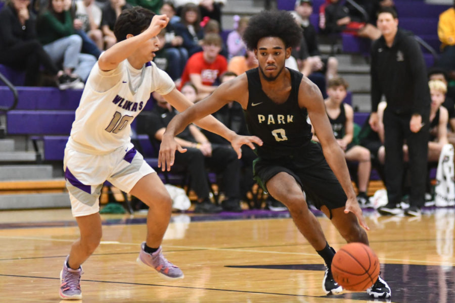 Senior point guard Josh Bartley drives to the basket against Willis on Nov. 23. The Panthers won 65-50.