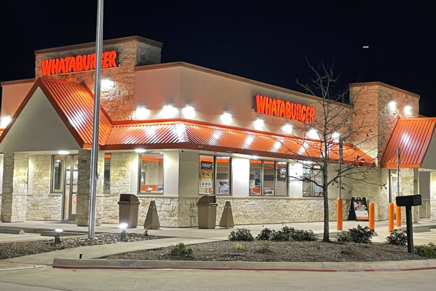 The Whataburger in Town Center in Kingwood is a gathering place for students after games and practices. 