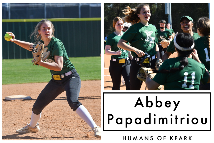 Freshman Abbey Papadimitriou has been playing softball since she was little and is now on the varsity softball team.