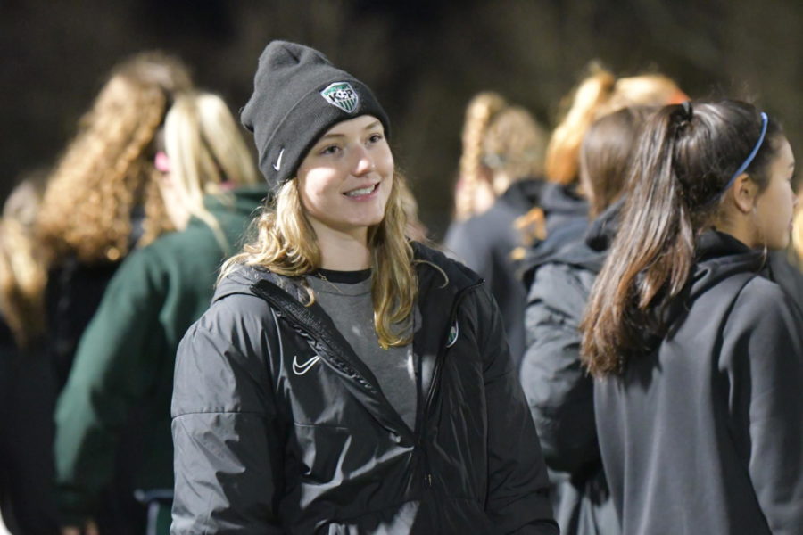 Holland Ensminger has become an integral part of the team during her year as a volunteer coach. 