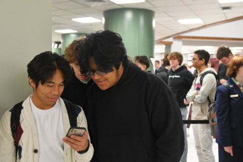 In the staff editorial, students discuss the need for ending the constant line cutting during lunch in the cafeteria. 