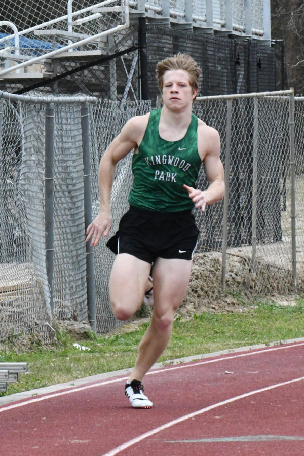 Trent Burningham is the track teams lone qualifier for the state championships. He will compete on May 13.
