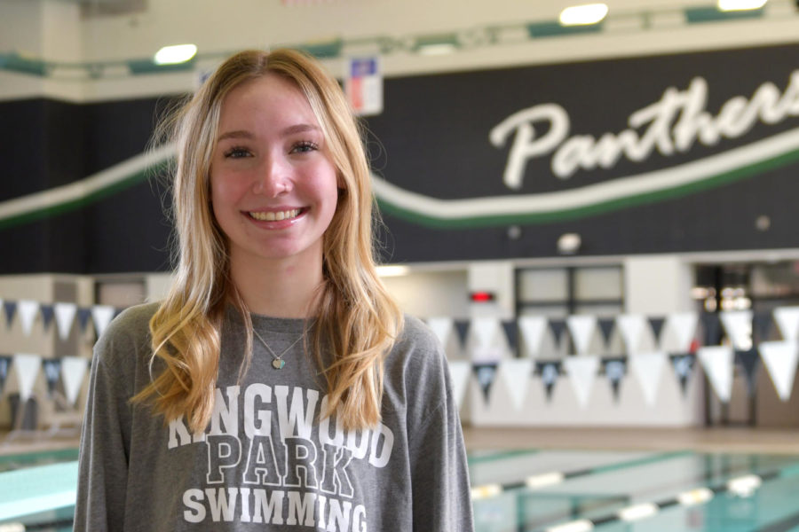 Sophomore Kendall Lockett is an alternate at the State Meet for swim this year.