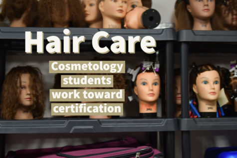 Hair Care: Cosmetology students work toward certification.