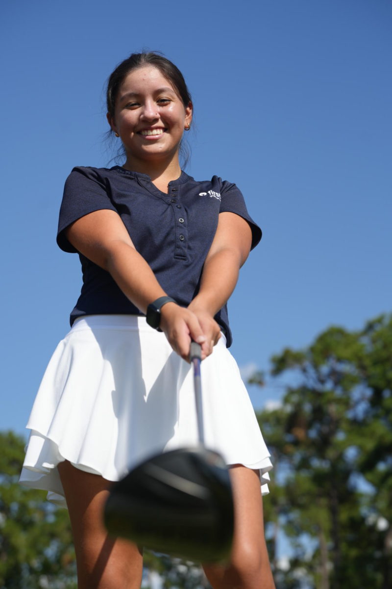 Senior Leah Torres spends much of her afternoons and weekends practicing her golf game at the Kingwood Country Club. She will take those skills to Pebble Beach next week for an event she has dreamt of participating in for years. 