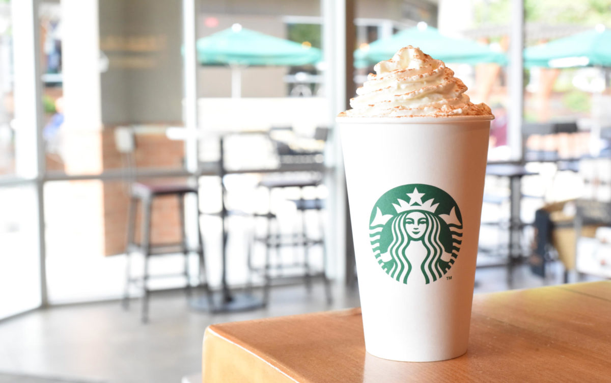 Pumpkin Spice Latte is one of the highlights of the fall menu at Starbucks. Photo courtesy of Starbucks.