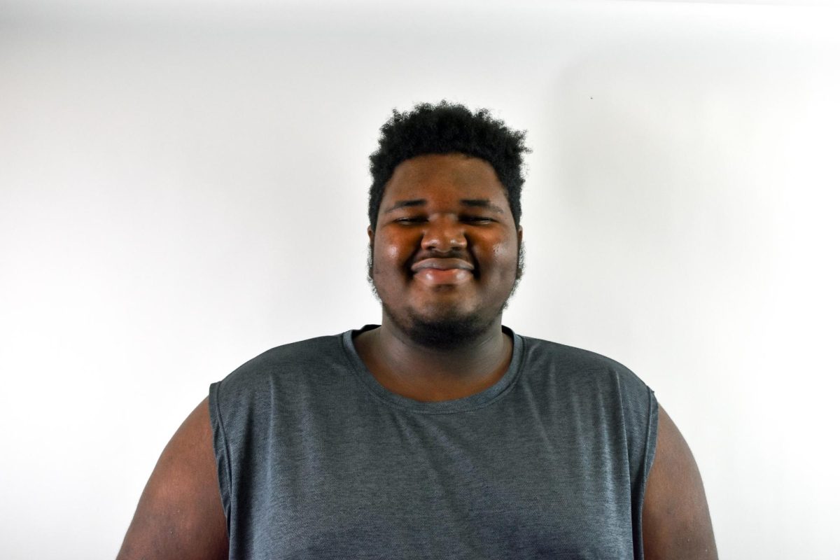 Senior Chris Echols is part of the ensemble in "The Little Mermaid."