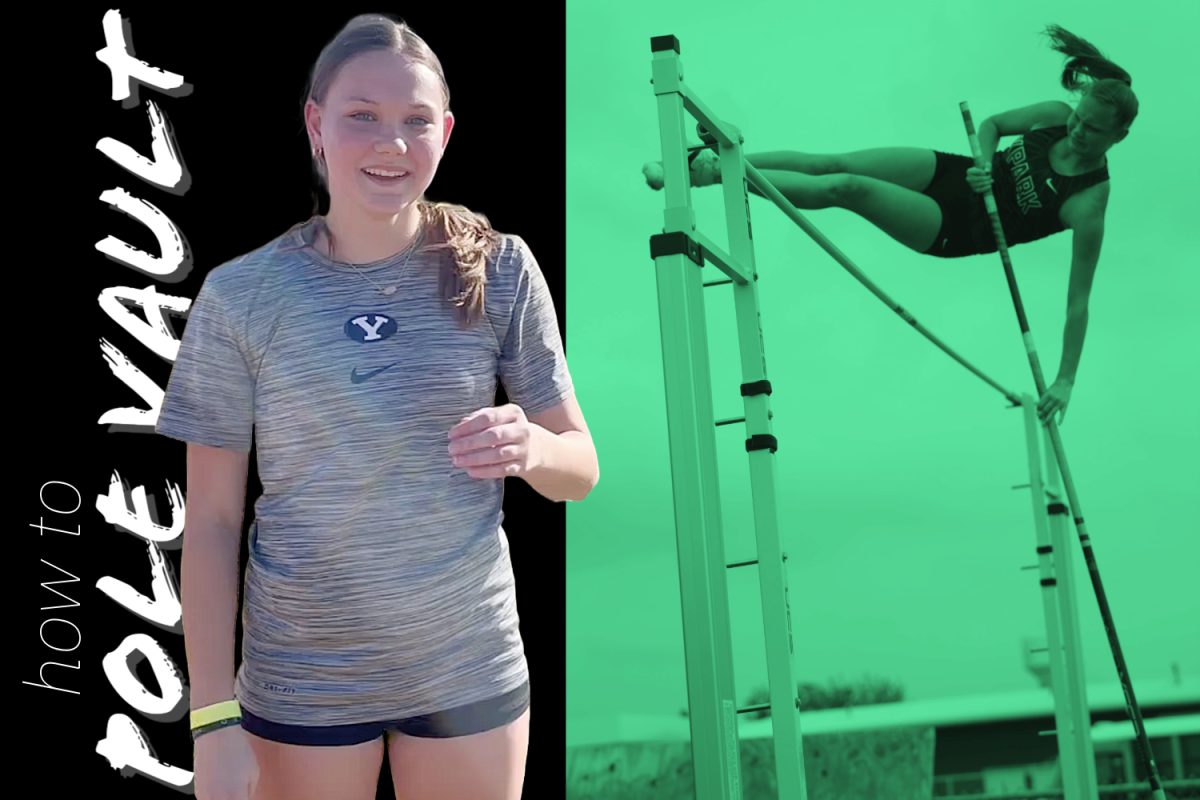 Emilee Smith explains the steps that go into pole vaulting.