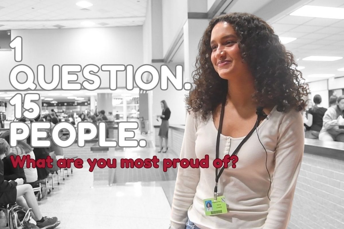One Question, Many People: What are you most proud of?