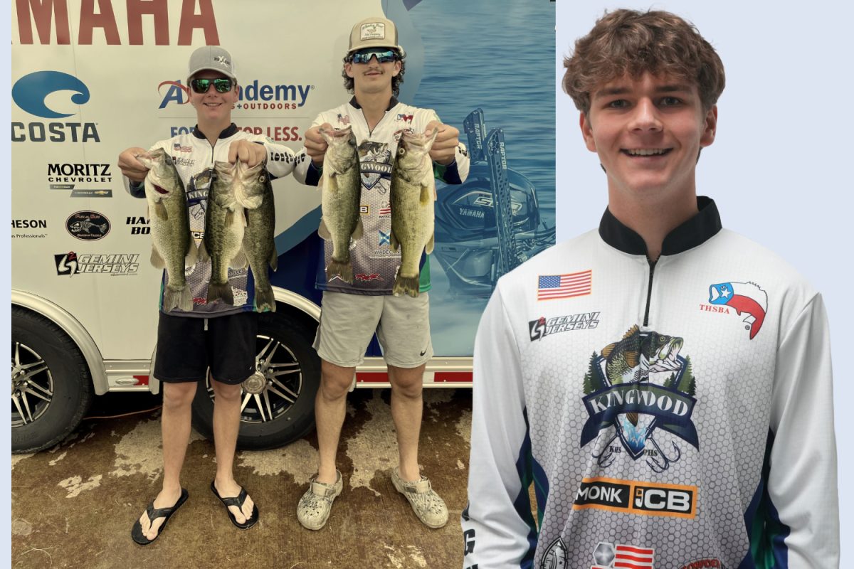 Junior Richard Beal prepares to compete in the state championship this weekend. Fishing photo of Beal with partner Perry Campbell submitted by Richard Beal.
