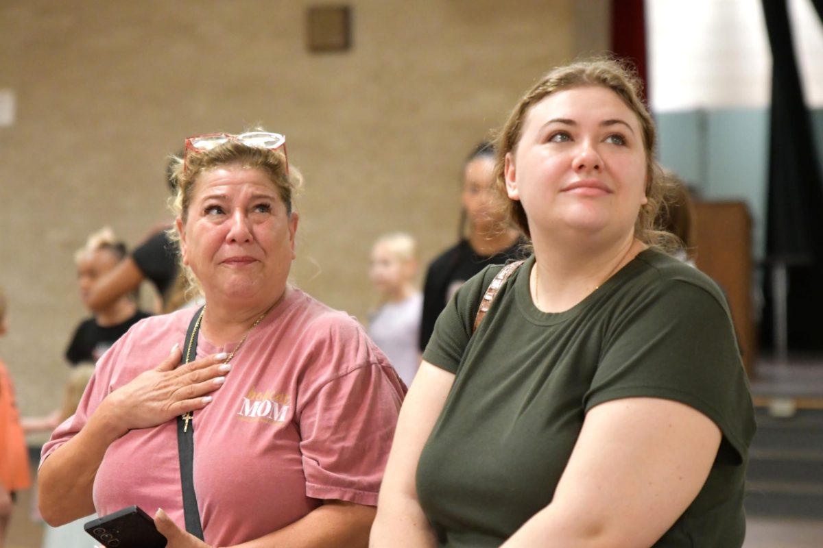 Shelly Vaughn and her daughter Savannah Vaughn, who graduated from Kingwood Park in 2015, both went to Foster Elementary. When visiting the cafeteria, Shelly was brought to tears by remembering her and her daughter's little moments at Foster. 