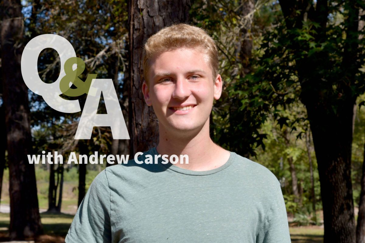 Andrew Carson runs the school's Garden Club.