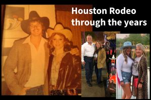 Coach Kimberly Ackerman has attended the Houston Livestock Show and Rodeo 60 times. She shared images from throughout the years with her husband and daughter. 