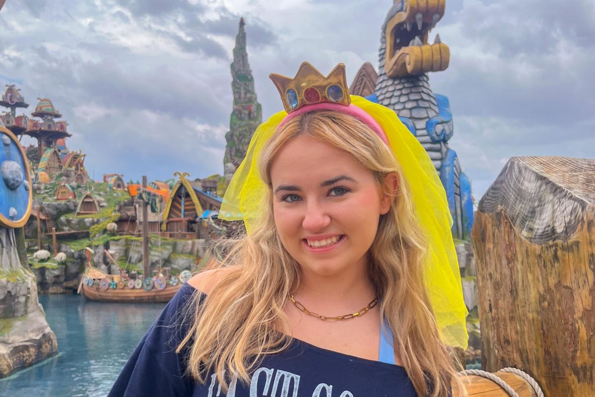 Emerson Harris enjoys a trip to the new part at Universal Studios. Photo submitted by Emerson Harris.