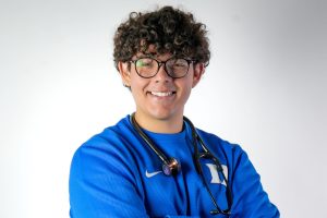 Senior David Gonzalez serves as the state president of HOSA as a senior. He will continue in the healthcare field at Duke in the fall. 