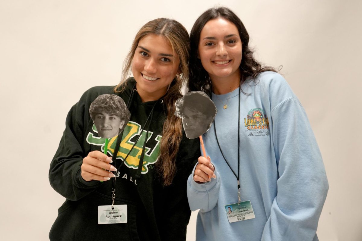 Juniors Quinn Rodriguez and Emilia Johnson show whose side they are on during the current season of "The Summer I Turned Pretty." The final episode airs Sept. 17.