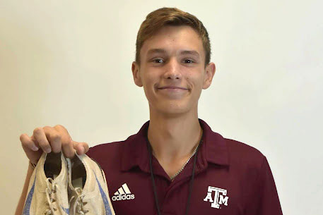 Tye Alexander participates in cross country this year with goals to be a college runner.