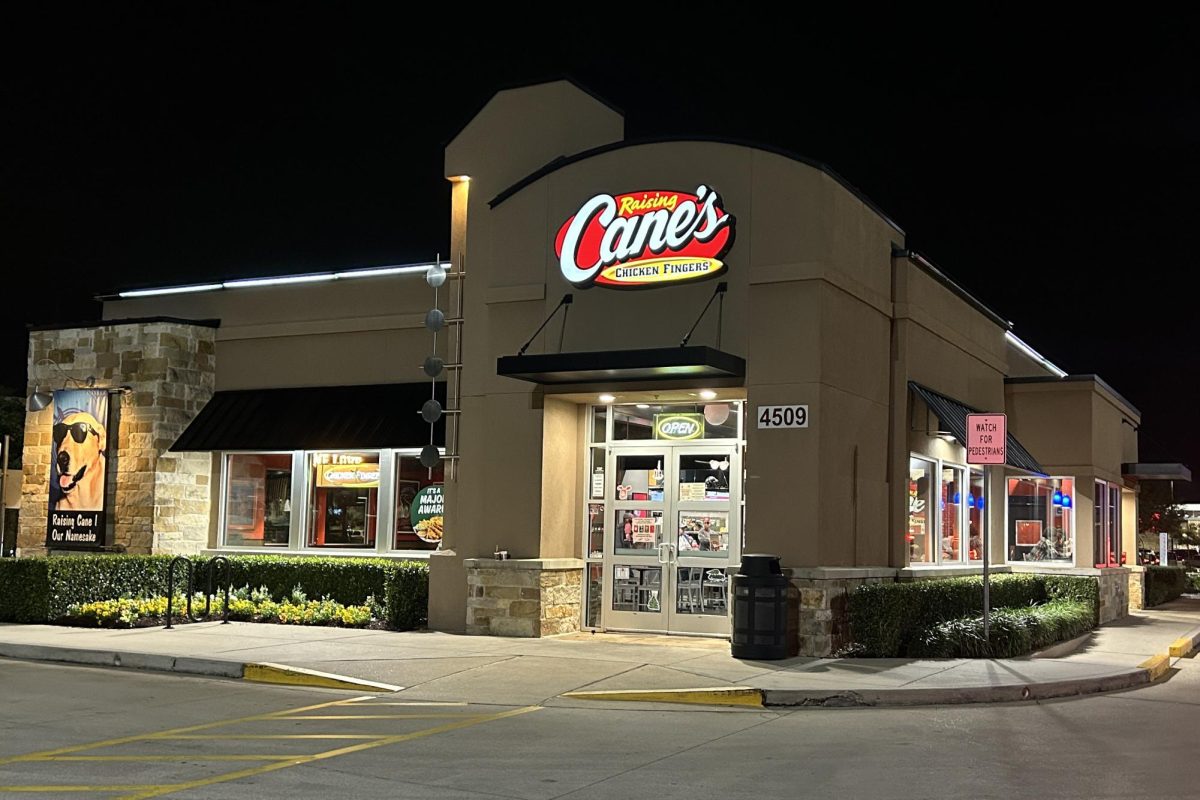 Raising Cane's is one of many fast food establishments in Kingwood that employ teenagers.