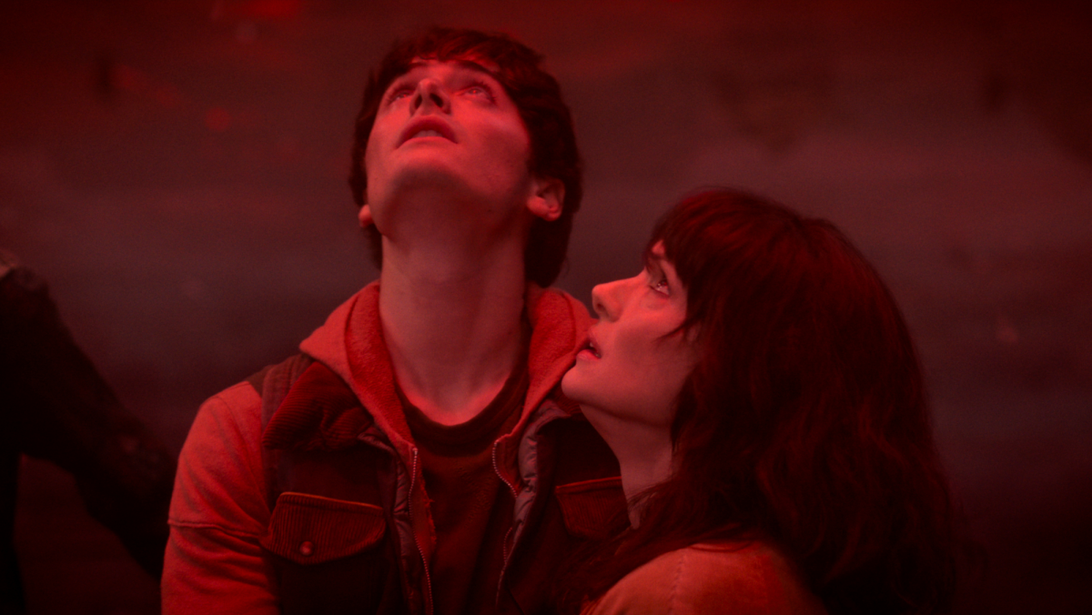 Noah Schnapp and Winona Ryder in "Stranger Things." Image courtesy of Netflix.