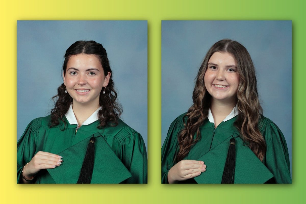 Seniors Tatum Holloway and Jordan Hutchinson took extra classes over the summer to graduate in December. Both girls planned to take Lone Star College classes all spring. Photos courtesy of Scott Tate Photography.