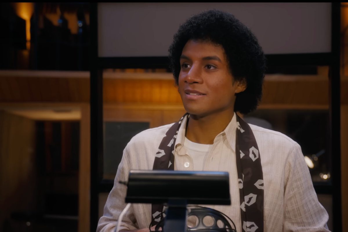 Jaafar Jackson as Michael Jackson in Michael. Photo courtesy of Universal Studios (via YouTube/Universal Pictures)
