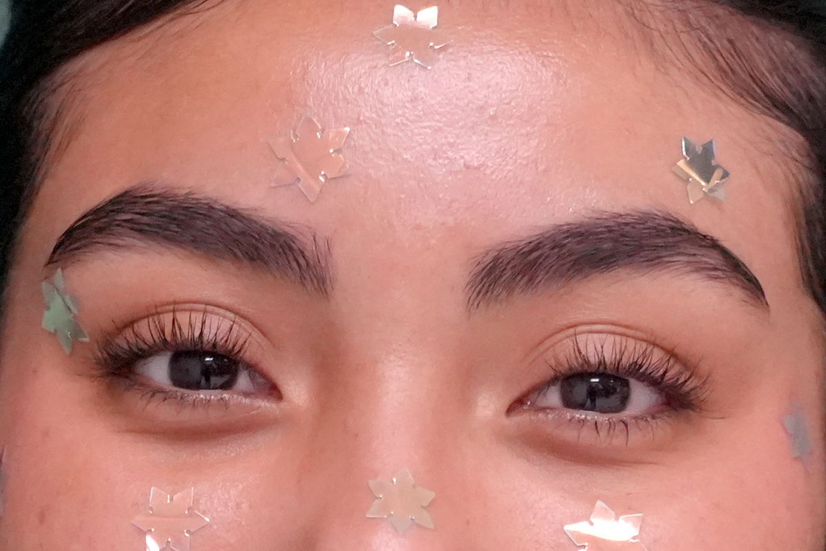 Junior Cynthia Ceniceros models pimple patches, which she wears to school whenever she needs one. 