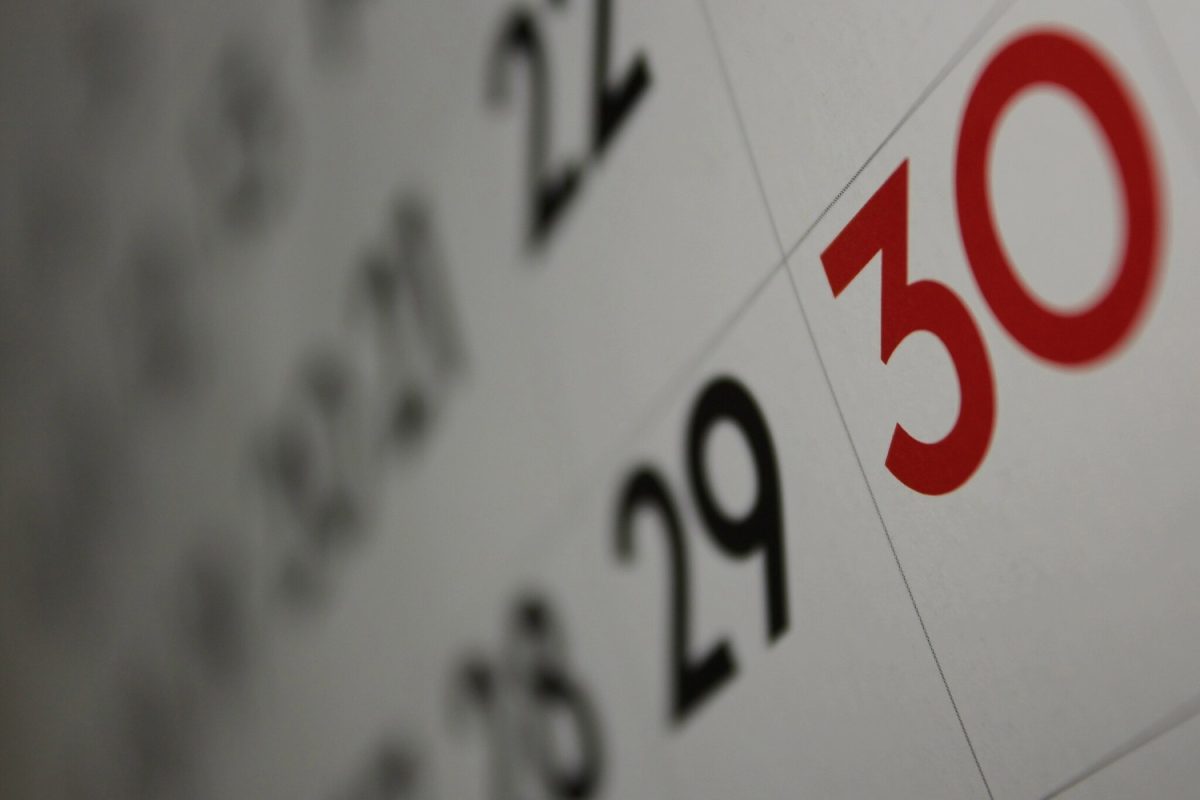 Students still keep track of how well their New Year's resolutions are going. Photo courtesy of Dafne Cholet, CC BY 2.0 , via Wikimedia Commons
