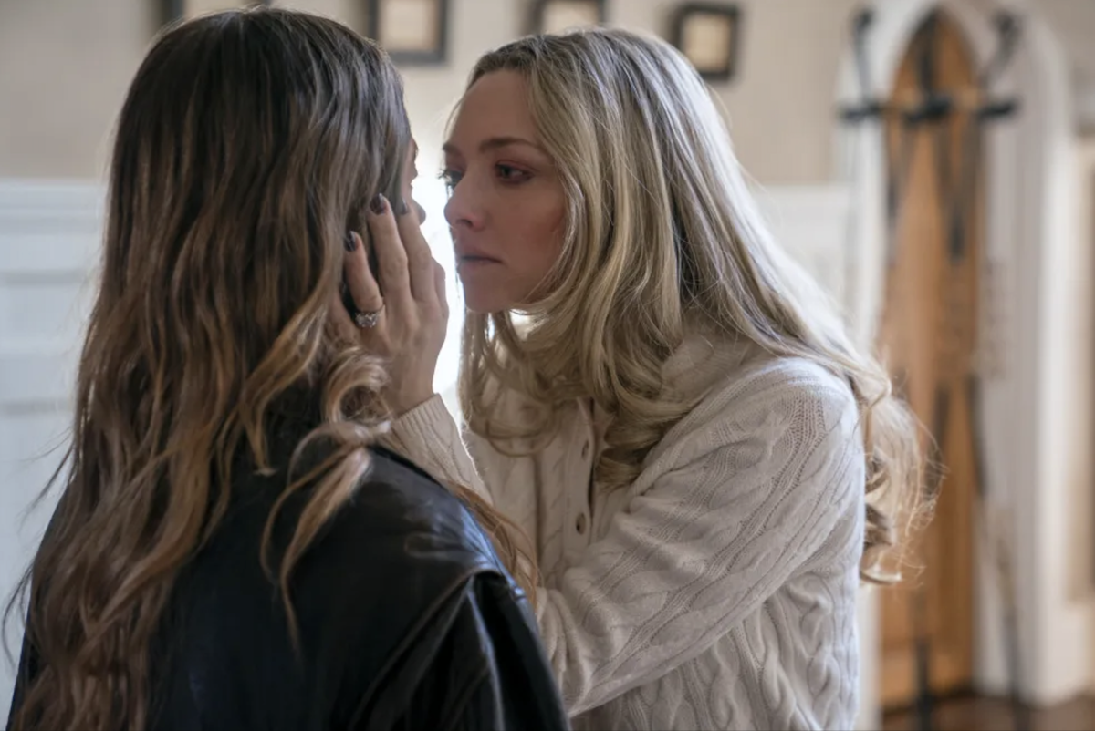 Sydney Sweeney and Amanda Seyfried share the spotlight in "The Housemaid" thriller. Courtesy of Lionsgate Movies.