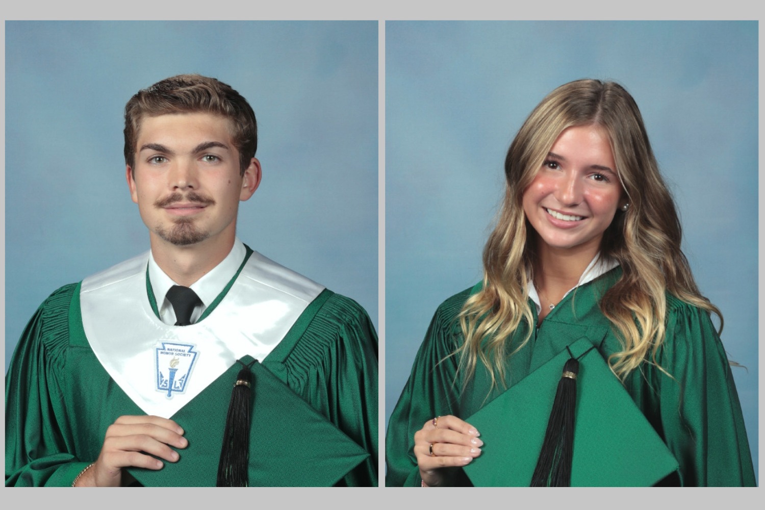 John Howk and Madi Staggs are honored as Students of Character. Photos courtesy of Scott Tate.