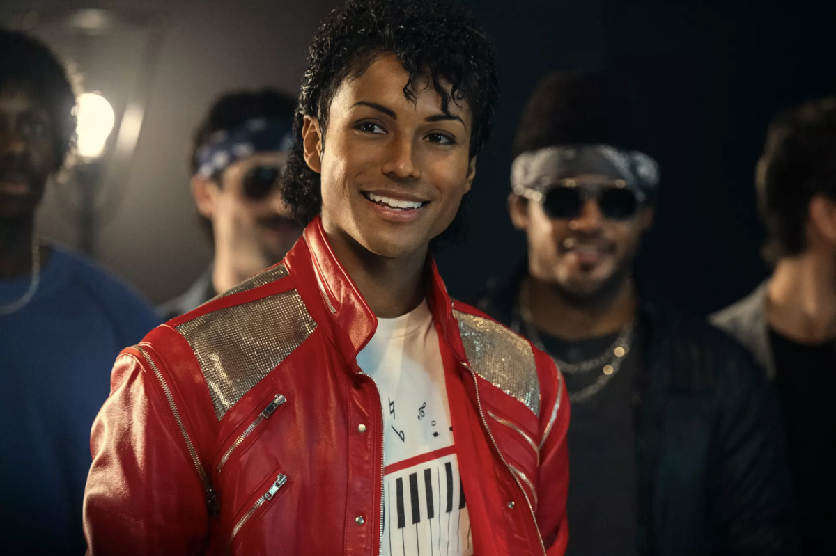 Jaafar Jackson stars as his uncle Michael Jackson in the newly released movie "Michael." Photo courtesy of Lionsgate.