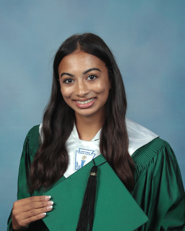 Caitlin McLain finished No. 1 in the Class of 2026. She will attend University of Texas-Austin in the fall with a full-ride scholarship for all four years. Photo courtesy of Scott Tate.
