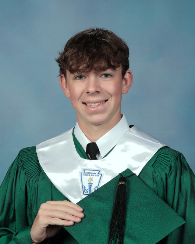 Senior Max Raymond will graduate No. 6 in the Class of 2026. He will attend Texas A&M in the fall. Photo courtesy of Scott Tate. 