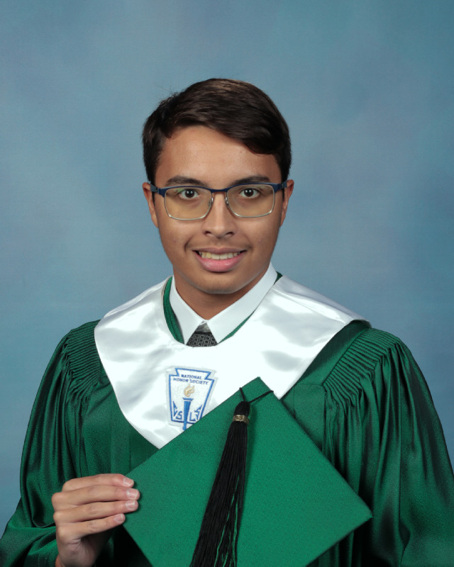 Senior Ivan Rodriguez will graduate No. 9 in the Class of 2026. He will attend Embry Riddle Aeronautical University in the fall. Photo courtesy of Scott Tate.