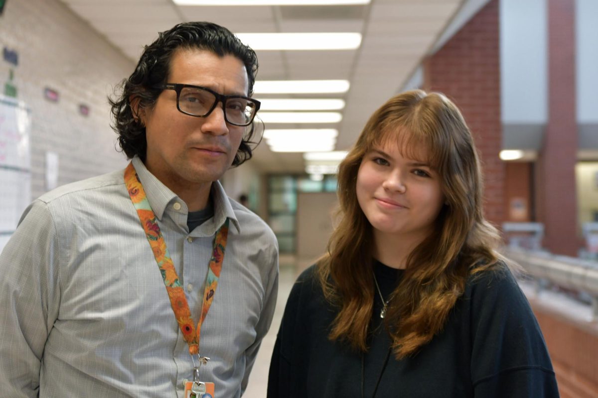 Emma Bolen is in Miguel Alvarez’s fourth period art class. In the class, students have spent the year working on multiple drawings and projects to learn to use their full potential. 