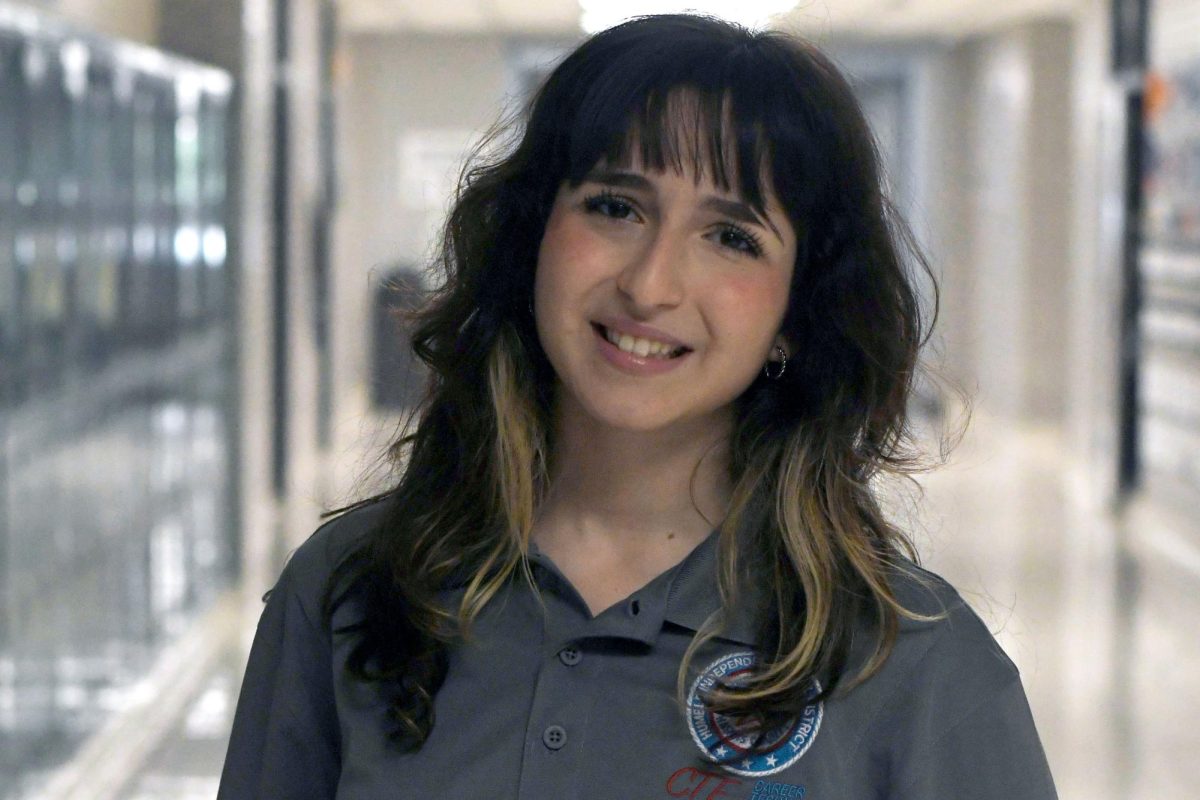 Senior Selva Al Khalil works with EMTs throughout her senior year for a dual credit class. What she has learned has led her to want to become an ICU physician.